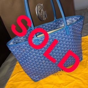 ‼️SOLD‼️ AUTHENTIC Goyard Artois MM Bag in Blue